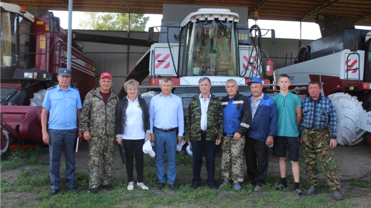 Комиссионный смотр готовности к уборке урожая «Жатва - 2022» в СХПК «Комбайн»